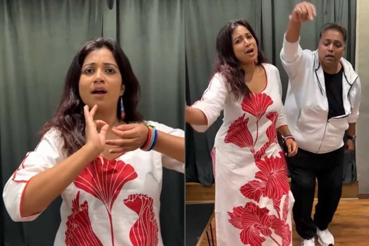 पुष्पा 2 के सॉन्ग अंगारों पर गणेश आचार्य संग थिरकी श्रेया घोषाल पुष्पा 2 के सॉन्ग अंगारों पर गणेश आचार्य संग थिरकी श्रेया घोषाल